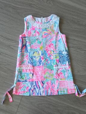 Little Lilly Pulitzer Girls Classic Shift Dress. Size 4 In Girls. LIKE NEW!